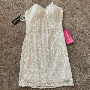 NWT Sequin Strapless Prom/Party Dress